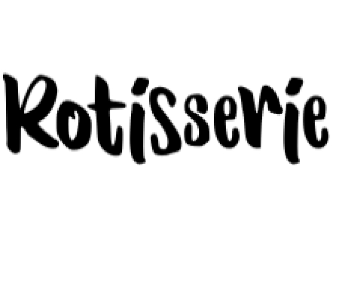 Rotisseria Font Preview