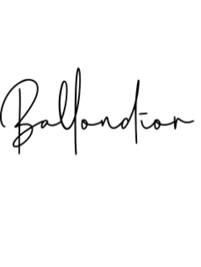 Ballondior Font Preview