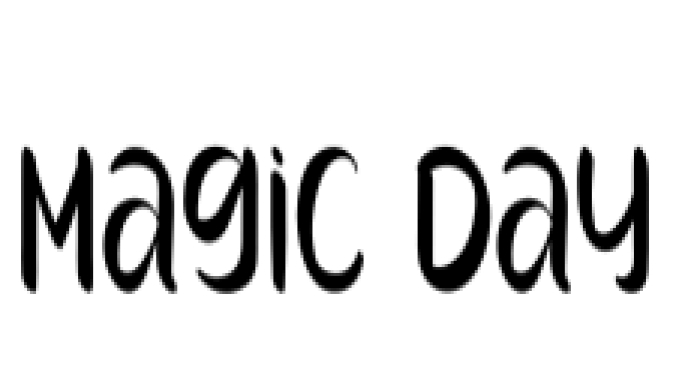 Magic Day Font Preview