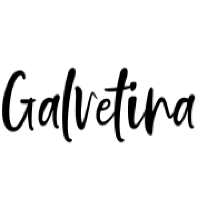 Galvetina Font Preview