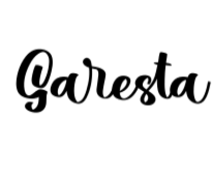 Garesta Font Preview
