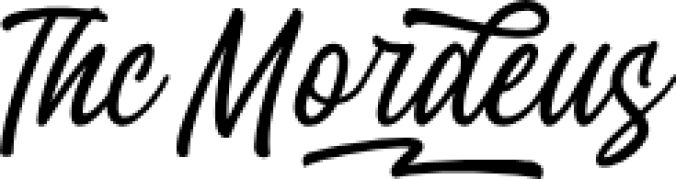 The Mordeus Font Preview