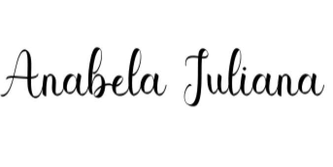 Anabela Juliana Font Preview