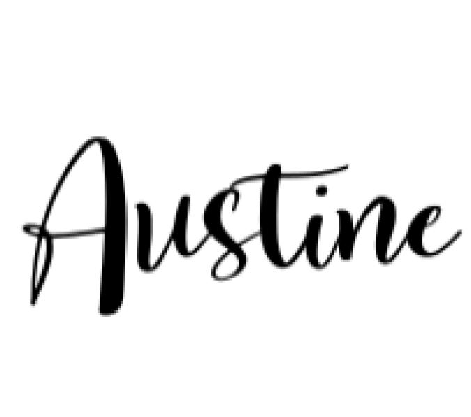 Austine Font Preview