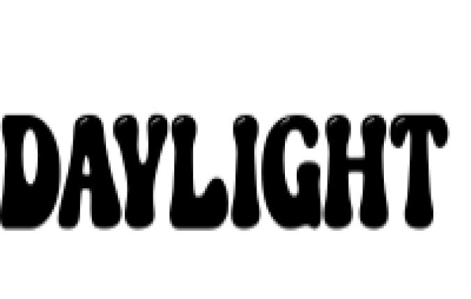 Daylight Font Preview