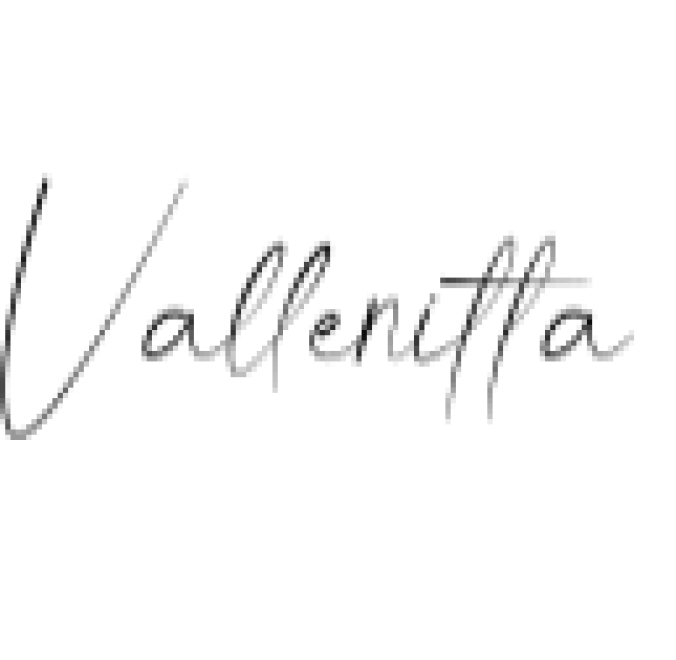 Vallenitta Font Preview