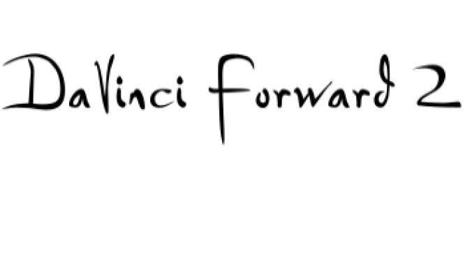 Da Vinci Forward Font Preview