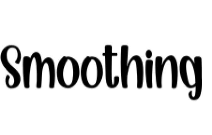 Smoothing Font Preview