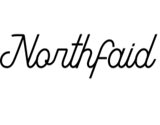 Northfaid Font Preview