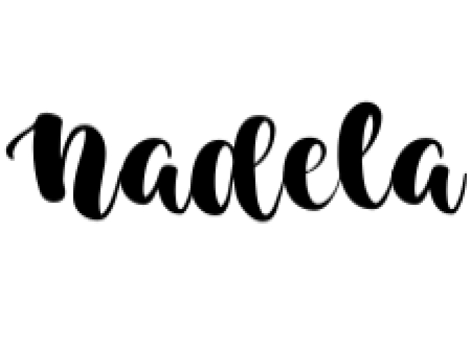 Nadela Font Preview