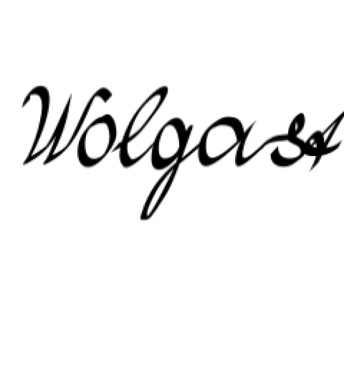 Wolgast Font Preview