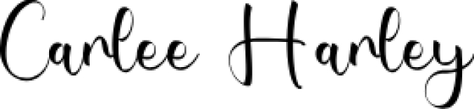 Carlee Harley Font Preview