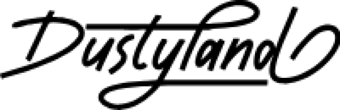 Dustyland Font Preview