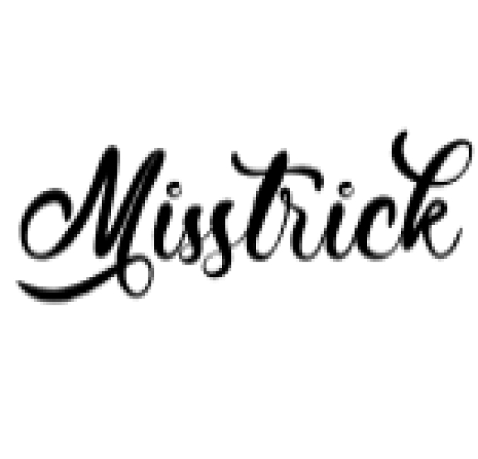Misstrick Font Preview