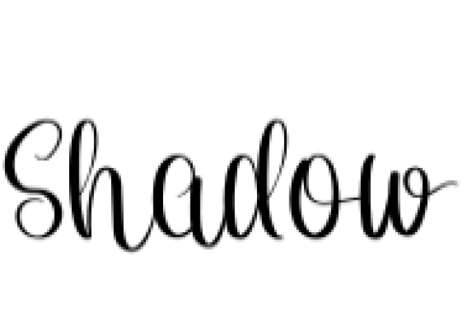 Shadow Font Preview