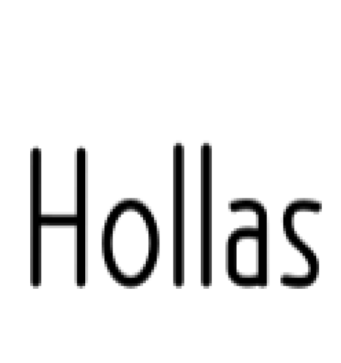 Hollas Font Preview