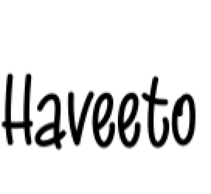 Haveeto Font Preview