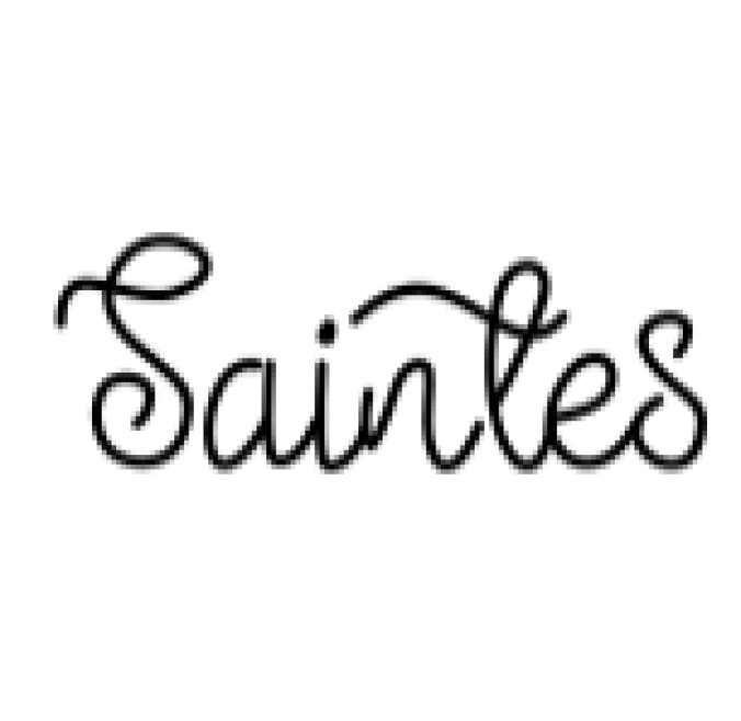 Saintes Font Preview