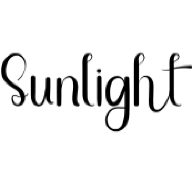 Sunlight Font Preview