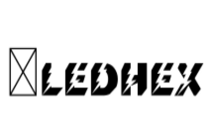 Bledhex Font Preview