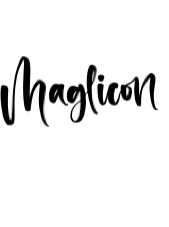 Maglicon Font Preview