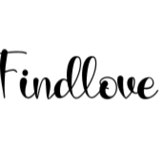 Findlove Font Preview