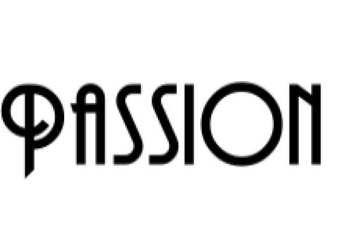 Passion Font Preview