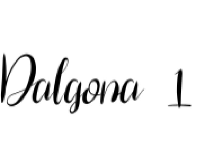 Dalgona Font Preview