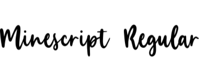 Minescript Font Preview