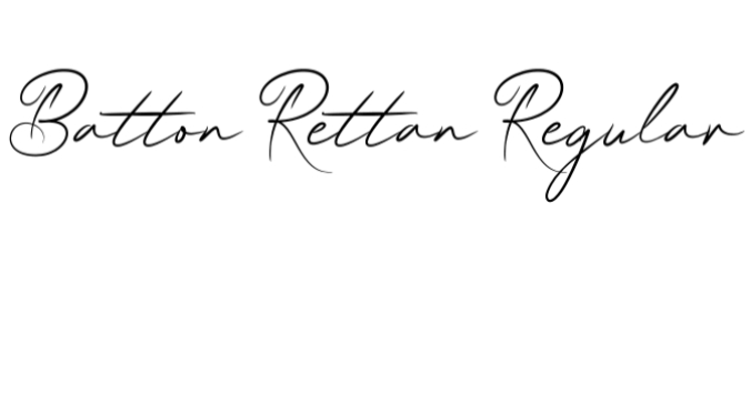 Batton Rettan Font Preview