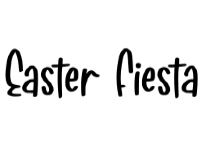 Easter Fiesta Font Preview