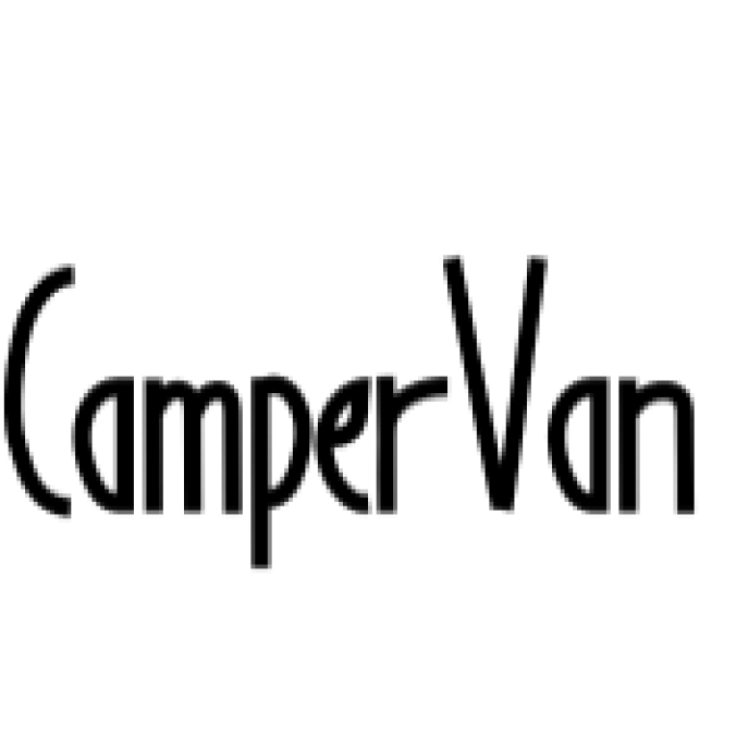 Camper Van Font Preview