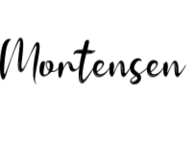 Mortensen Font Preview