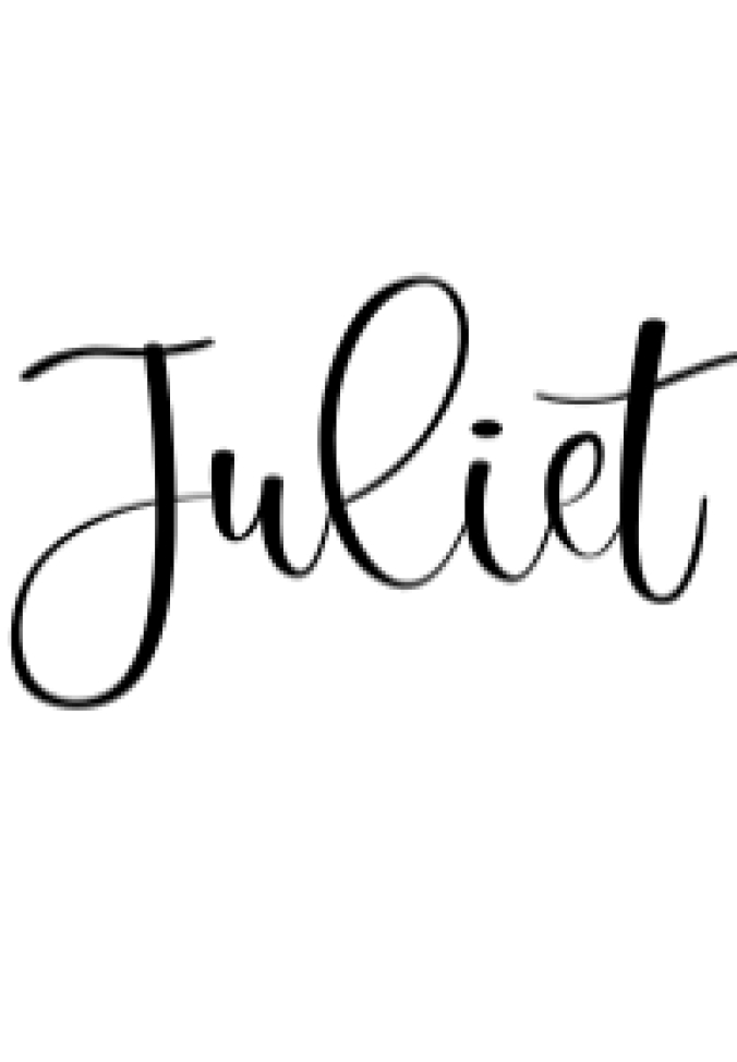 Juliet Font Preview