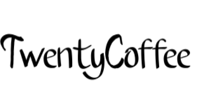 Twenty Coffee Font Preview