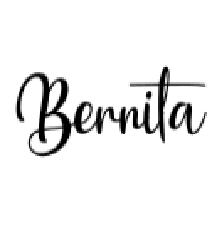 Bernita Font Preview