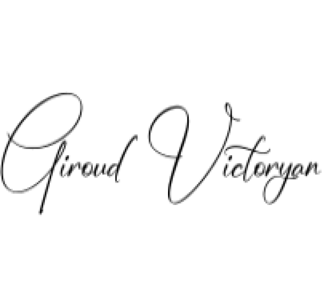 Giroud Victoryan Font Preview