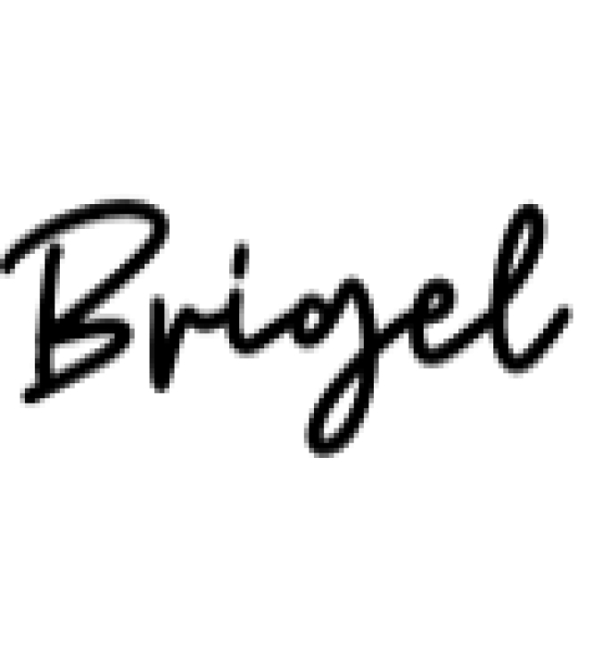 Brigel Font Preview