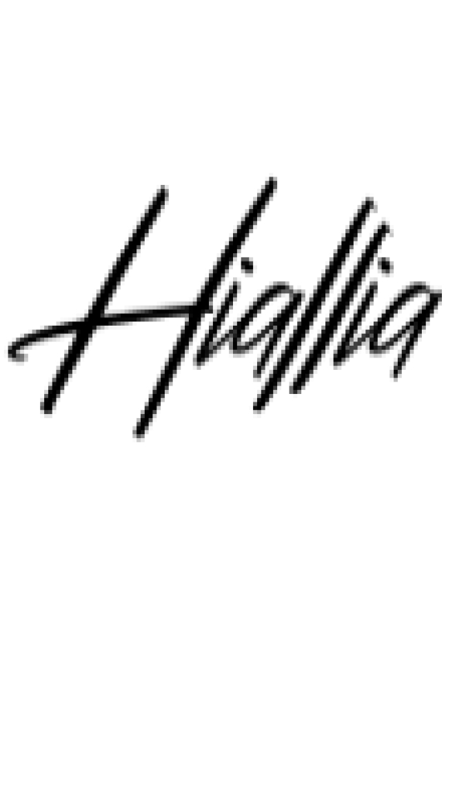 Hiallia Font Preview