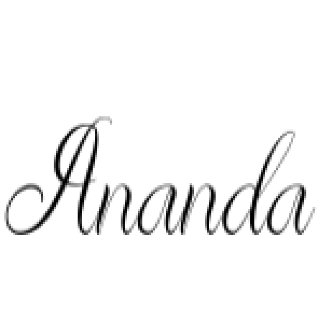 Ananda Font Preview