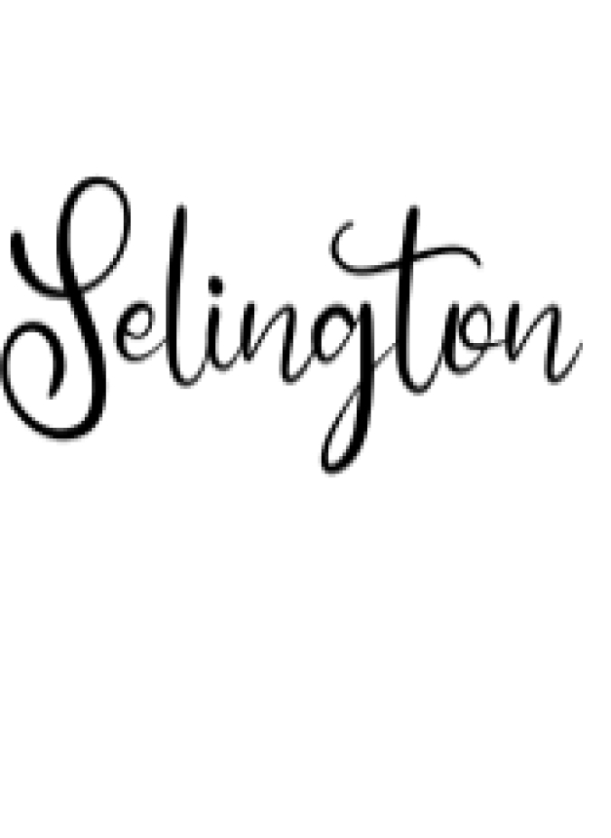 Selington Font Preview