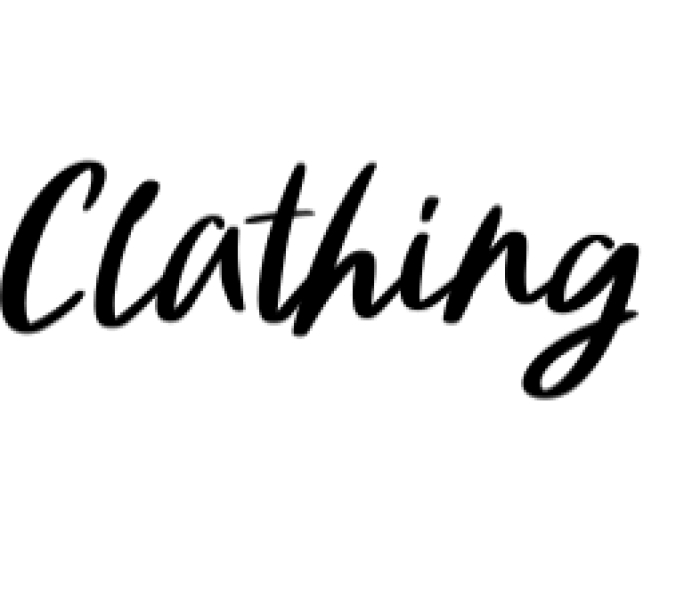 Clathing Font Preview