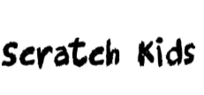 Scratch Kids Font Preview