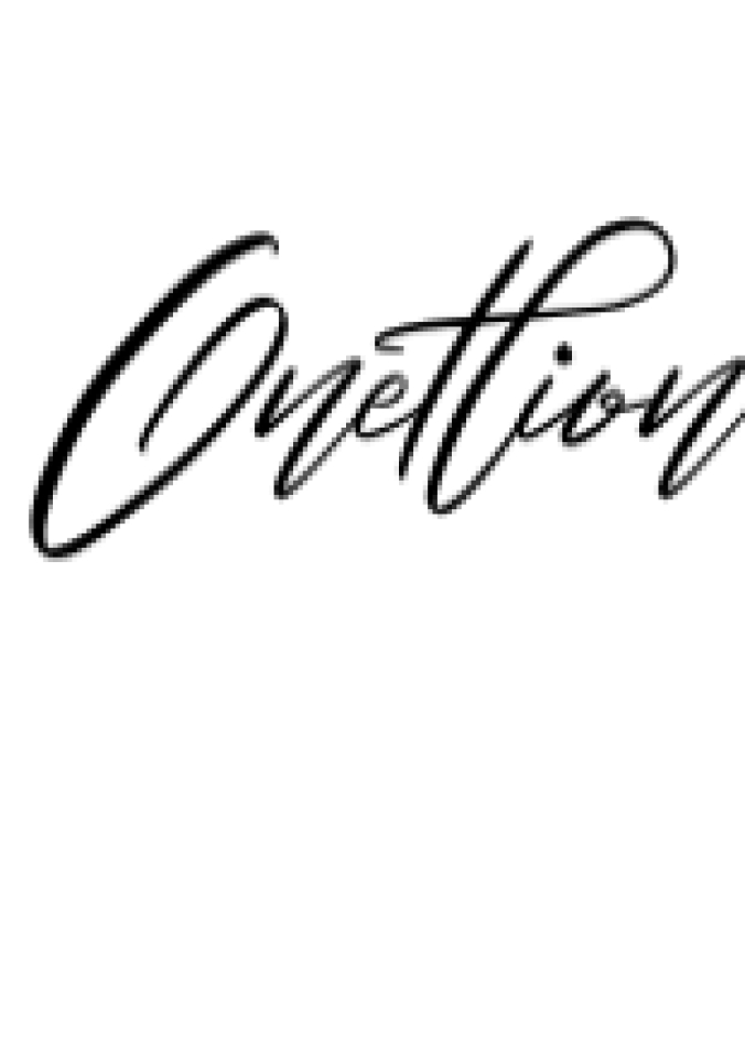 Onetlion Font Preview