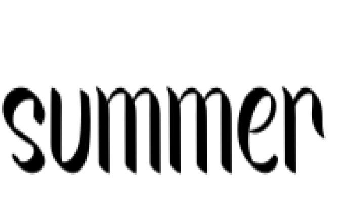 Summer Font Preview