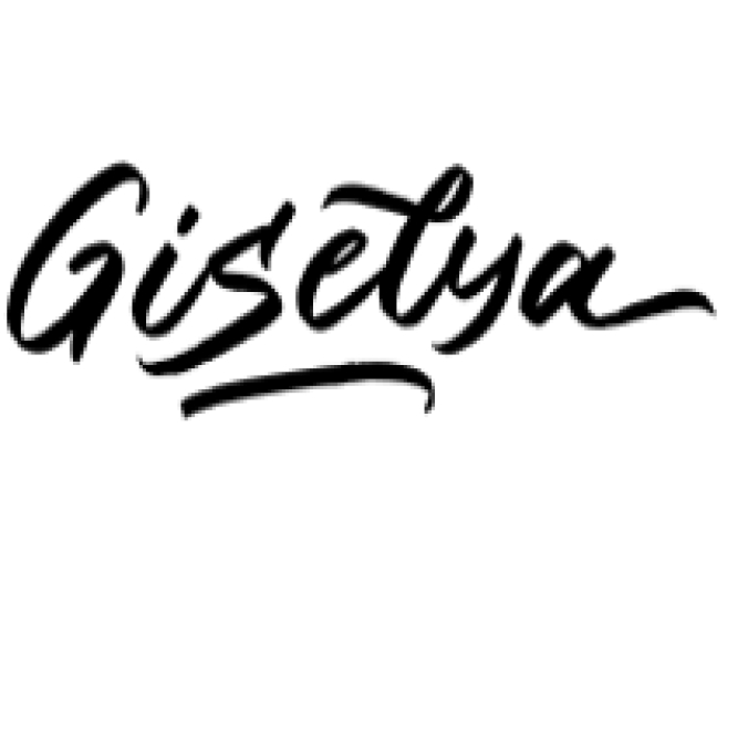 Giselya Font Preview