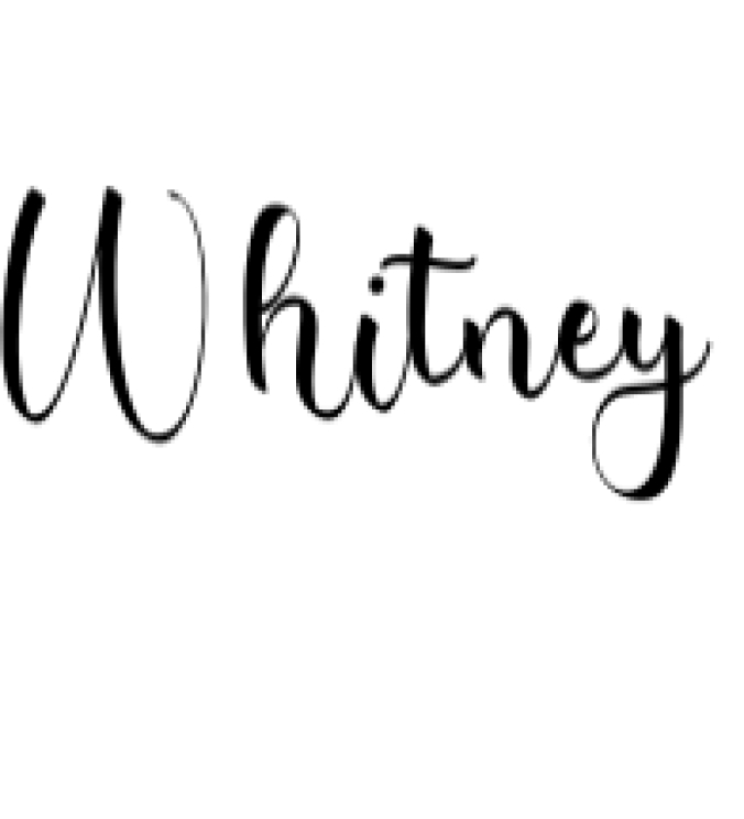 Whitney Font Preview