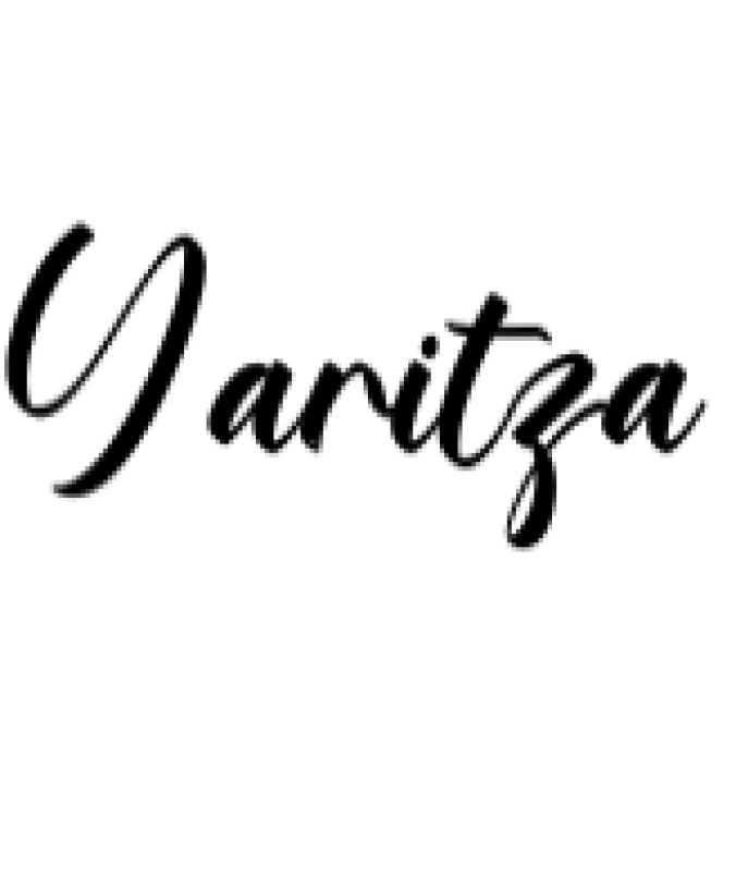 Yaritza Font Preview