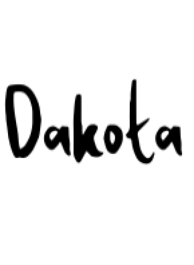 Dakota Font Preview