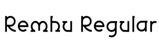 Remhu Font Preview